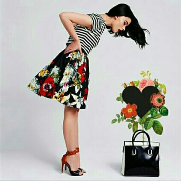 Alice + Olivia Dresses & Skirts - Alice + Olivia Pia floral pleated pouf skirt